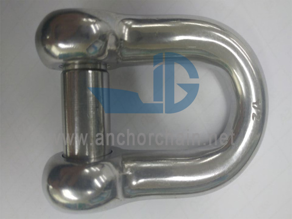 D-Shackle (स्लट सिंक पिन संग), SS304 वा SS316