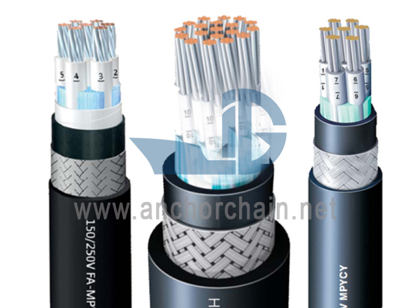 JIS C 3410 ज्वाला retardant समुद्री नियन्त्रण केबल 250V